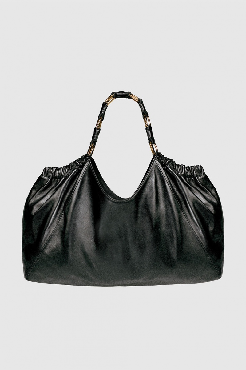 Handbags Anine Bing Kate Tote Noir Femme | WGI-2983307